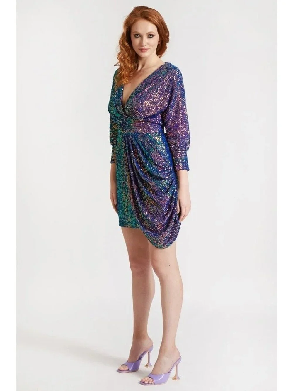 ONE 33 SOCIAL The Scarlett Sequin Cocktail Dress Size 0 XS - New with Tags - Picture 3 of 7
